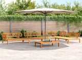Pallet Sofa Set Natural Wood Solid Acacia Wood Standard Modular 3209438