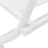 Garden Bistro Set Folding 3 pcs White Steel 42010317