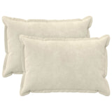 Cushion with Pillow HOUTEN 2 pcs Cream Microfiber Fleece 935866