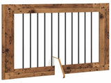 Dog Gate with Stands 2 pcs Old Wood 100 x 80 cm Engineered Wood 892059