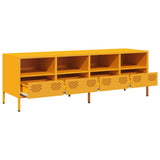 TV Cabinet Mustard Yellow 135x39x43.5 cm Cold-rolled Steel 851331