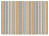 Replacement Awning Fabric Multicolour 100% Polyester with PU coating 367727