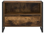 Bedside Table 2 pcs Smoke Oak 50 x 39.5 x 50 cm Engineered Wood 886671