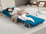 4-in-1 Faux Suede Chair Bed - Blue T3398P328337