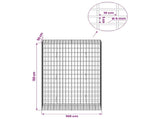 Gabion with 5 mm Wire and 5x10 cm Mesh 100x50x150 cm 3464756