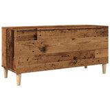 Record Cabinet Old Wood 100x38x48 cm Engineered Wood 857167