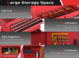 Three-Part Steel Locking Tool Chest - Red T3398P425129