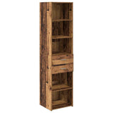 Highboard Old Wood 45 x 42.5 x 185 cm Engineered Wood 3402638
