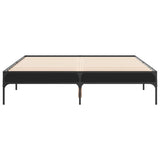 Bed Frame without Mattress Black 140x190 cm 845036
