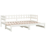 Pull-out Day Bed without Mattress White 2x cm 820777