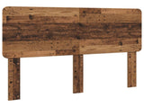 Bed Frame with Headboard Old Wood 150 x 200 cm Solid Pine Wood 3412477