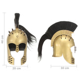 Greek Warrior Helmet Antique Replica LARP Brass Steel 286234