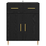 Sideboard Black Oak 69.5 x 34 x 90 cm Engineered Wood 882265