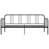 Sofa Bed Frame without Mattress Black Metal 90x200 cm 324749