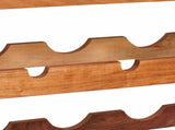 Wine Rack Brown 120 x 45 x 33 cm Solid Acacia Wood 4104764