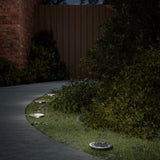 Solar Ground Lights with Ground Spikes Outdoor 12 pcs Warm White 4008201
