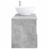 Bathroom Furniture Set 2 pcs Concrete Grey Engineered Wood 3404087