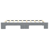 Daybed with Trundle without Mattress Light Grey 90x190 cm Single 3196647