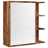 Bathroom Mirror Cabinet Old Wood 62.5x20.5x64 cm Engineered Wood 856177