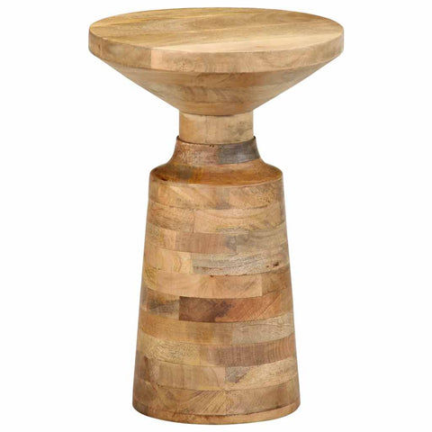 ZNTS Side Table Ø33x50 cm Solid Wood Mango 4017540