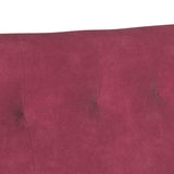 Chesterfield Bench Wine Red 112 x 65.5 x 75 cm Velvet 42019290