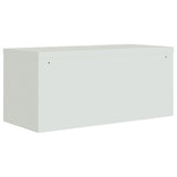 ZNTS File Cabinet Light Grey 90x40x40 cm Steel 339717