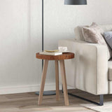 Table Top Dark Brown 40 x 4 cm Solid Oak Wood 42016021