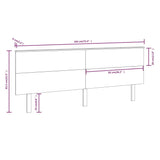 Bed Headboard 184x6x82.5 cm Solid Wood Pine 819185