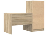 Desk with Drawer with Shelf with Storage 2 pcs Sonoma Oak 3337347