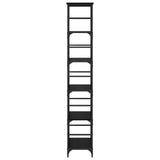 Bookshelf Black Oak 50x33x188.5cm Engineered Wood 882759