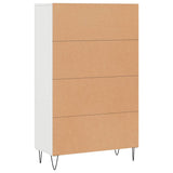 Highboard White 69.5x31x115 cm Engineered Wood 828228