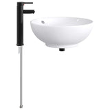 Bathroom Wash Basin Matte Black 44 x 44 x 16 cm Metal 890247