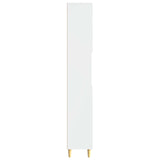 Bathroom Cabinet with Open Shelf ARNHEM High Gloss White 896599