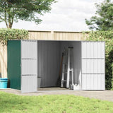 Garden Shed Green 195x198x159 cm Galvanised Steel 46253