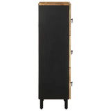 Highboard 40x33.5x110 cm Solid Rough Wood Mango 4018657