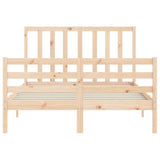 Bed Frame without Mattress 120x200 cm Solid Wood Pine 3193786