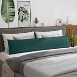 Sofa Pillows 2 pcs Dark Green 200 x 40 cm Fabric 42013873