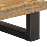 Bedside Cabinets 2 pcs 40x33x46 cm Solid Wood Rough Mango 377467