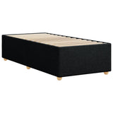 Bed Frame without Mattress Black 100x200 cm Fabric 3284710