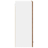 Hanging Cabinet with Storage Old Wood and White 40 x 31 x 80 cm 884264