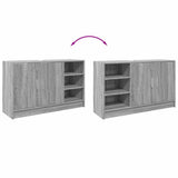 Sink Cabinet Grey Sonoma 90x29x55 cm Engineered Wood 848127