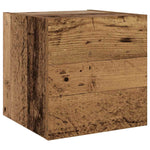 Wall Mounted TV cabinets 6 pcs Old Wood Engineered Wood 3328967