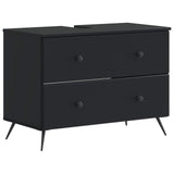 Bathroom Sink Cabinet BREDA Black 82 x 41x 59 cm 897456