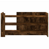 Coffee Table Smoked Oak 100x50x50 cm Engineered Wood 848350