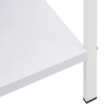3-Layer Book Shelf White 60x27.6x90.5 cm Engineered Wood 288220