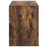 Garage Wall Cabinets 2 pcs Smoked Oak Engineered Wood 860652
