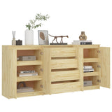 Side Cabinets 3 pcs Solid Pinewood 3094812