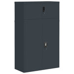 ZNTS File Cabinet Anthracite 90x40x145 cm Steel 3188330