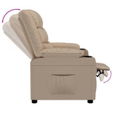 Recliner Chair Cappuccino Faux Leather 348048