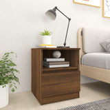 ZNTS Bedside Cabinets 2 pcs Brown Oak 40x40x50 cm Engineered Wood 815821